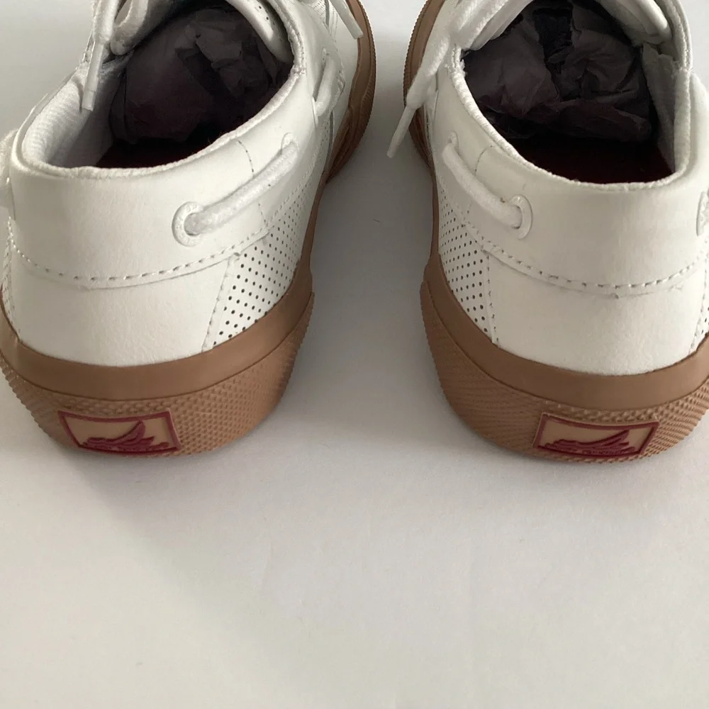 Sperry Top-Sider Mens White Sneakers Size 8.5 NWOT